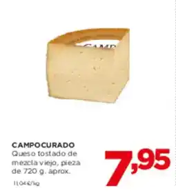 Alimerka CAMPOCURADO Queso tostado de mezcla viejo oferta