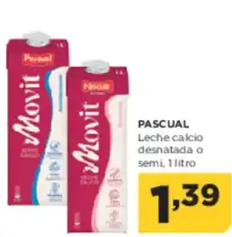 Alimerka PASCUAL Leche calcio desnatada o semi oferta