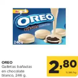 Alimerka OREO Galletas bañadas en chocolate blanco oferta