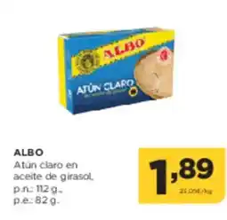 Alimerka ATÚN CLARO Atún claro en aceite de girasol. oferta