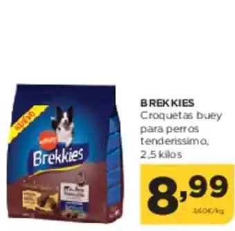 Alimerka BREKKIES Croquetas buey para perros tenderissimo, oferta