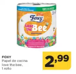 Alimerka FOXY Papel de cocina love the bee. 1 rollo oferta