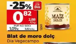 Dia DIA VEGECAMPO Blat de moro dolç oferta