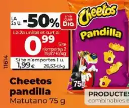 Dia Cheetos pandilla oferta