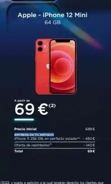 Apple Iphone 12 mini oferta