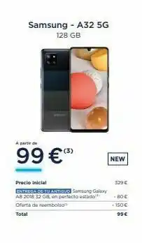 Apple Samsung - a32 5g oferta