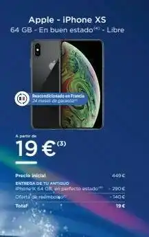 Apple Iphone xs oferta