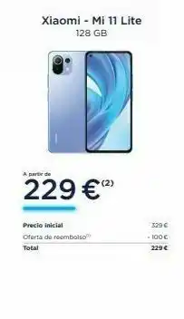 Apple Xiaomi - mi 11 lite oferta