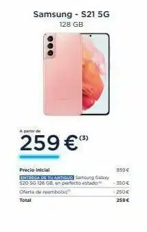 Apple Samsung - s21 5g oferta