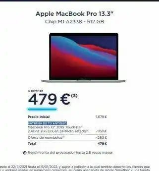 Apple macbook pro 13.3"