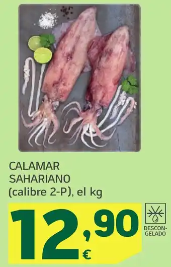 HiperDino Calamar sahariano oferta