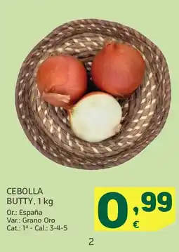 HiperDino Cebolla butty oferta