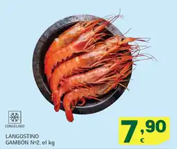 HiperDino Langostino gambón n°2 oferta