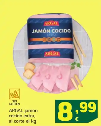 HiperDino ARGAL jamón cocido extra oferta