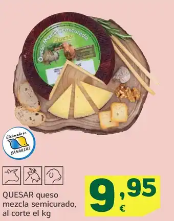 HiperDino QUESAR queso mezcla semicurado oferta