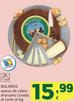 HiperDino BOLAÑOS queso de cabra artesano curado oferta