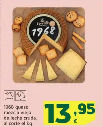 HiperDino 1968 queso mezcla viejo de leche cruda oferta