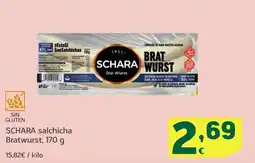 HiperDino SCHARA salchicha Bratwurst oferta