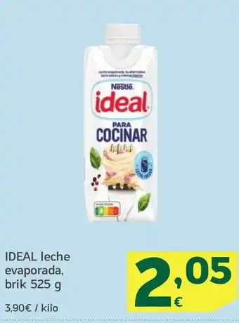 HiperDino IDEAL leche evaporada oferta