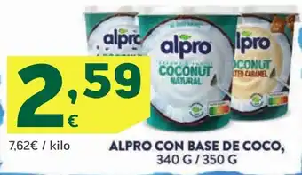 HiperDino ALPRO Con base de coco oferta