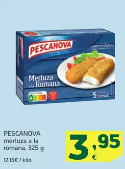 HiperDino PESCANOVA merluza a la romana oferta