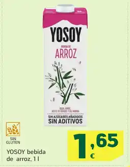 HiperDino YOSOY bebida de arroz oferta