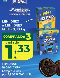 HiperDino MINI OREO o MINI OREO GOLDEN oferta