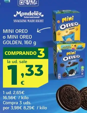 HiperDino MINI OREO o MINI OREO GOLDEN oferta