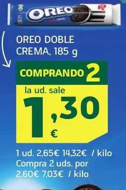 HiperDino OREO Doble crema oferta