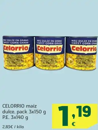 HiperDino CELORRIO maíz dulce oferta