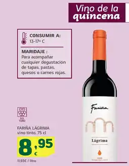 HiperDino FARIÑA LÁGRIMA vino tinto oferta