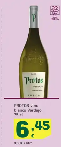 HiperDino PROTOS vino blanco Verdejo oferta