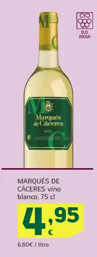 HiperDino MARQUÉS DE CÁCERES vino blanco oferta