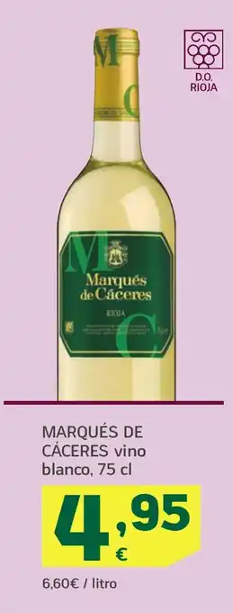 HiperDino MARQUÉS DE CÁCERES vino blanco oferta