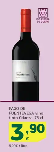 HiperDino PAGO DE FUENTEVEGA vino tinto Crianza oferta