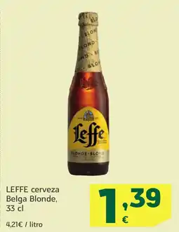 HiperDino LEFFE cerveza Belga Blonde oferta