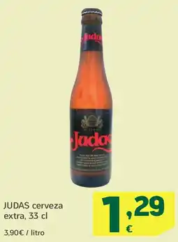 HiperDino JUDAS cerveza extra oferta