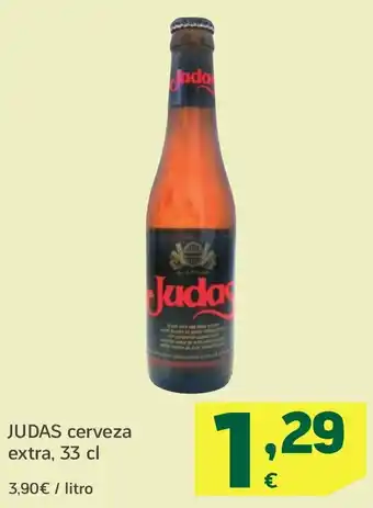 HiperDino JUDAS cerveza extra oferta