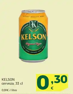 HiperDino KELSON cerveza oferta