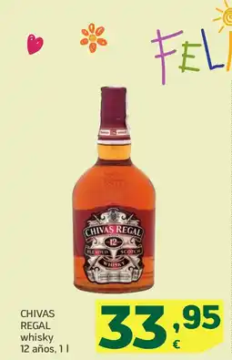 HiperDino CHIVAS REGAL whisky 12 años oferta