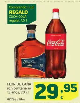 HiperDino FLOR DE CAÑA ron centenario 12 años oferta