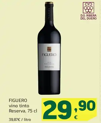 HiperDino FIGUERO vino tinto Reserva oferta