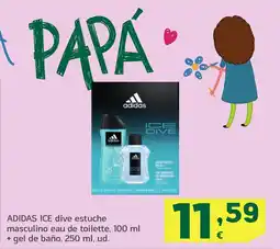 HiperDino ADIDAS ICE dive estuche masculino eau de toilette oferta