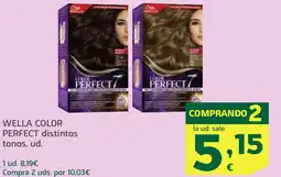 HiperDino WELLA COLOR PERFECT distintos tonos oferta