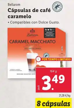 Lidl BELLAROM Cápsulas de café caramelo oferta