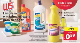 Lidl W5 Amoniaco perfumado oferta