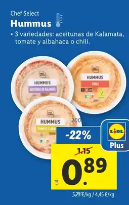 Lidl CHEF SELECT Hummus oferta