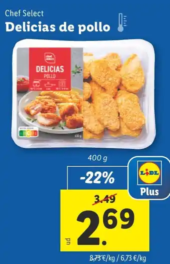 Lidl CHEF SELECT Delicias de pollo oferta