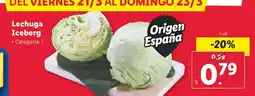 Lidl Lechuga Iceberg oferta