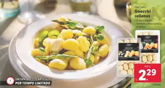 Lidl CHEF SELECT Gnocchi rellenos oferta